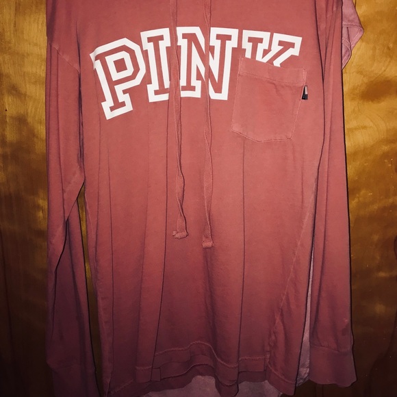 pink victorias secret hooded jersey - Picture 4 of 4